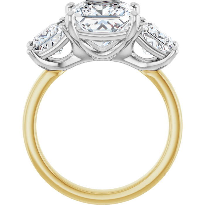14K Yellow/White | Square