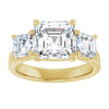 14K Yellow | Asscher