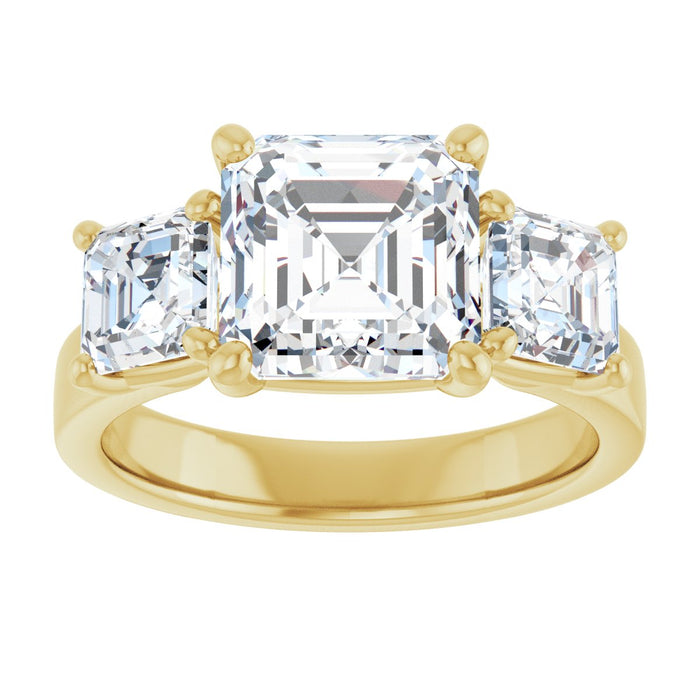 14K Yellow | Asscher