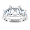 14K White | Asscher