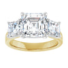 14K Yellow/White | Asscher