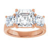 14K Rose | Asscher