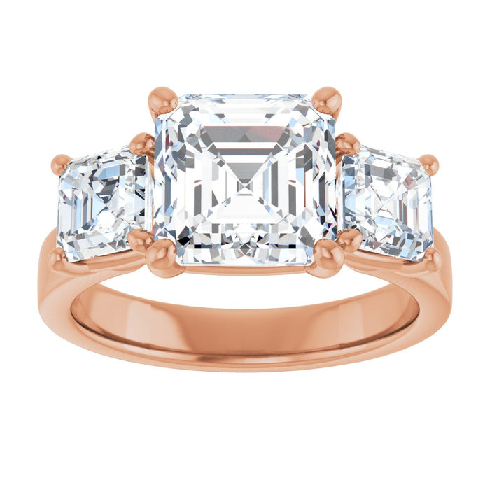 14K Rose | Asscher