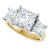14K Yellow/White | Square