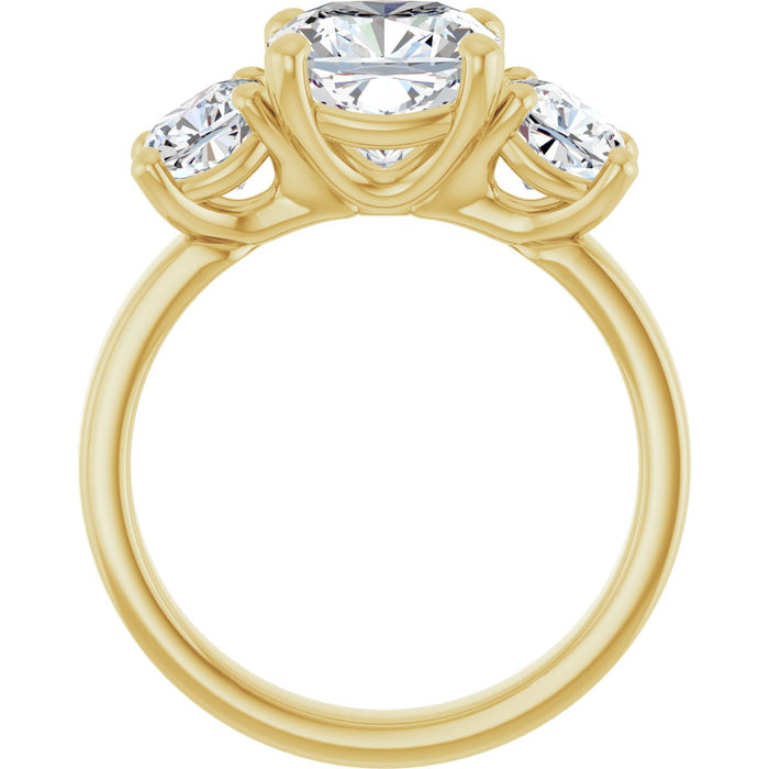 14K Yellow | Cushion