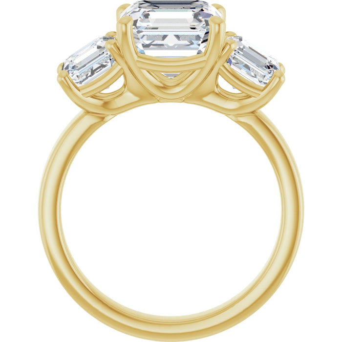 14K Yellow | Asscher