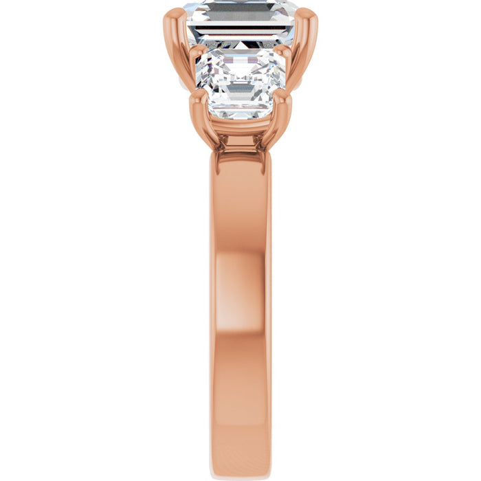 14K Rose | Asscher