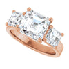 14K Rose | Asscher
