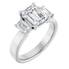 14K White | Emerald