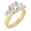 14K Yellow | Cushion