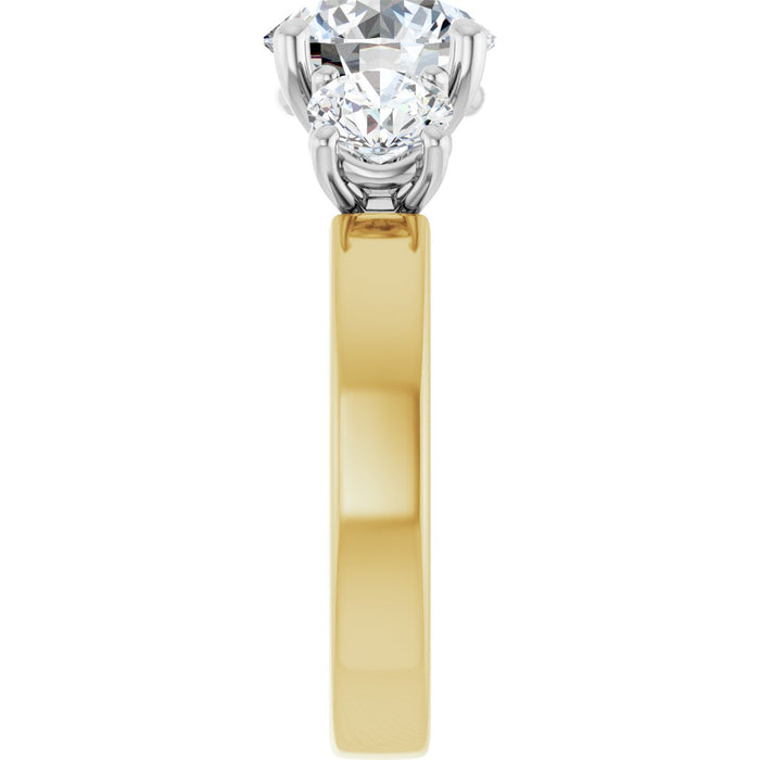 14K Yellow/White | Round