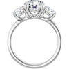 14K White | Round