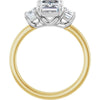 14K Yellow/White | Emerald