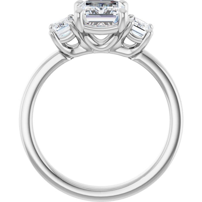 14K White | Emerald