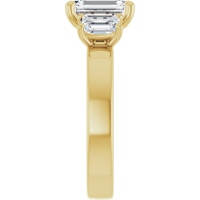 14K Yellow | Emerald