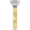 14K Yellow/White | Emerald
