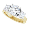 14K Yellow/White | Round