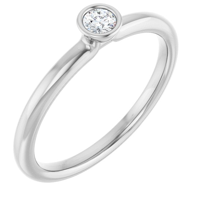Natural White Sapphire | Round | 3mm
