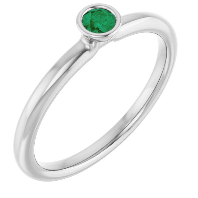 Lab-Grown Emerald | Round | 3mm
