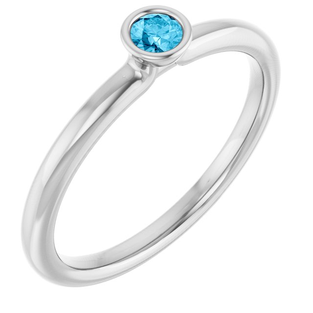 Natural Aquamarine | Round | 3mm