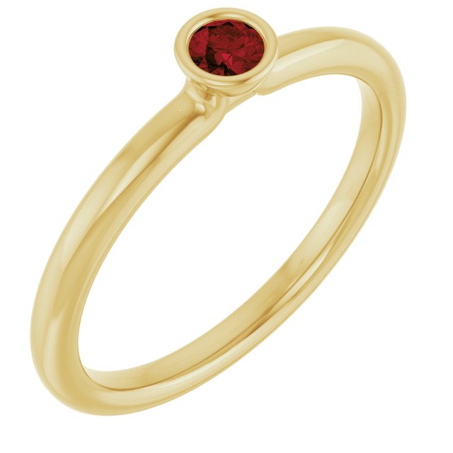 Natural Mozambique Garnet | Round | 3mm