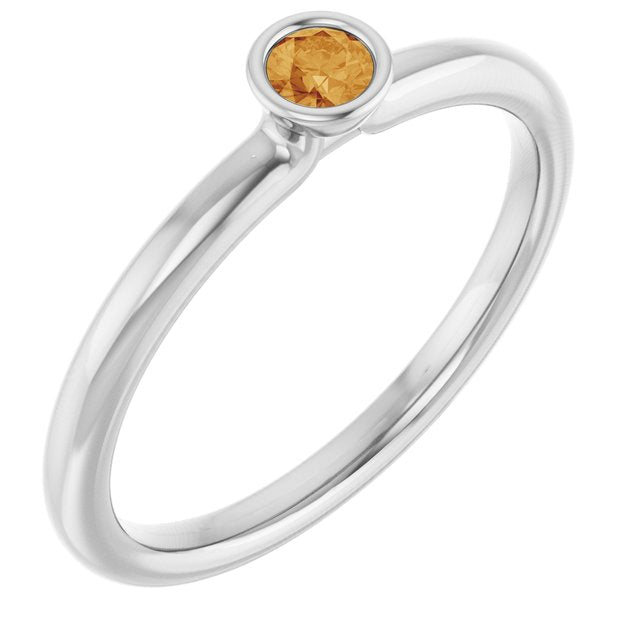 Natural Citrine | Round | 3mm