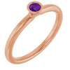 Natural Amethyst | Round | 3mm