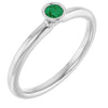 Lab-Grown Emerald | Round | 3mm | Natural Emerald | Round | 3mm