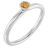 Natural Citrine | Round | 3mm