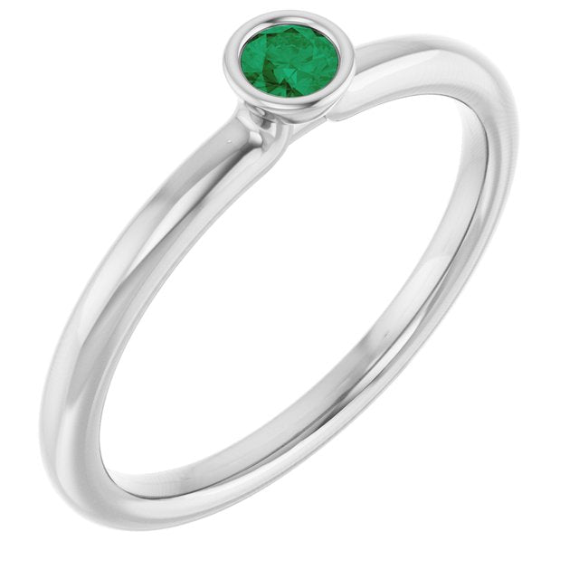 Lab-Grown Emerald | Round | 3mm | Natural Emerald | Round | 3mm