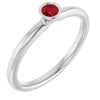 Lab-Grown Ruby | Round | 3mm | Natural Ruby | Round | 3mm