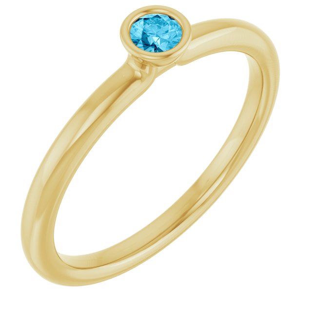 Natural Aquamarine | Round | 3mm