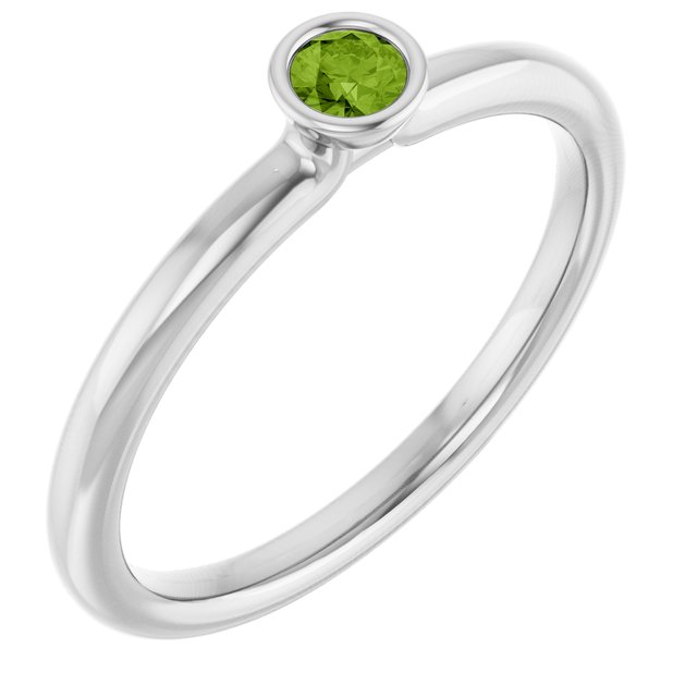 Natural Peridot | Round | 3mm