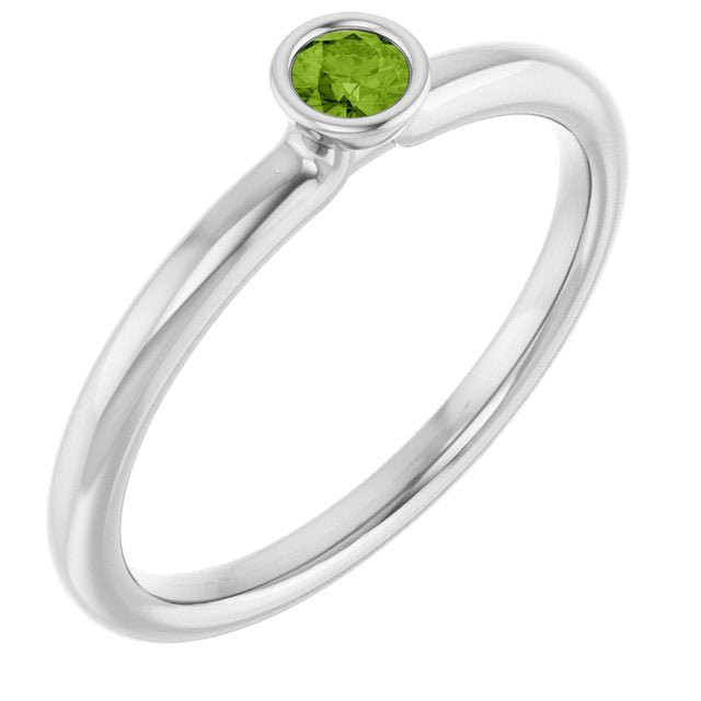 Natural Peridot | Round | 3mm