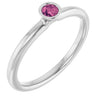 Natural Pink Tourmaline | Round | 3mm