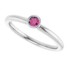 Natural Pink Tourmaline | Round | 3mm