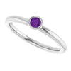 Natural Amethyst | Round | 3mm