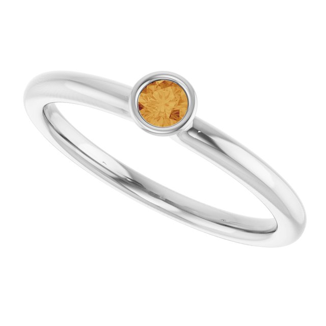 Natural Citrine | Round | 3mm