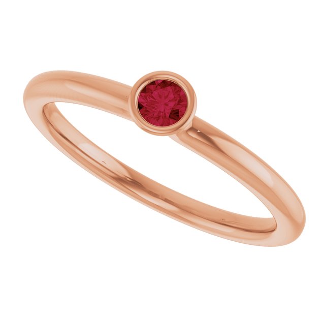 Lab-Grown Ruby | Round | 3mm