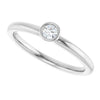 Natural White Sapphire | Round | 3mm