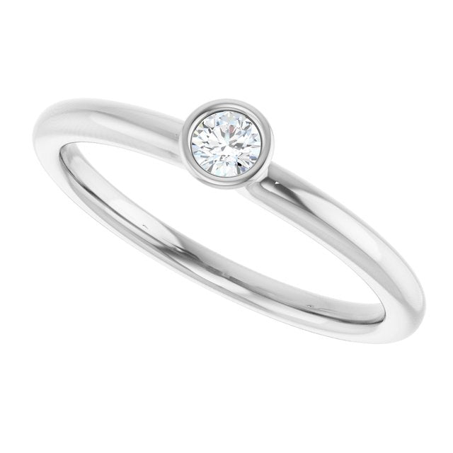 Natural White Sapphire | Round | 3mm