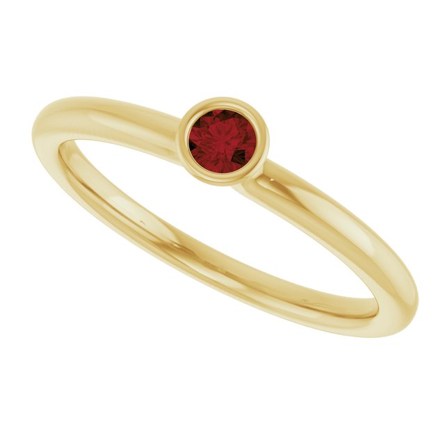 Natural Mozambique Garnet | Round | 3mm