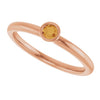 Natural Citrine | Round | 3mm