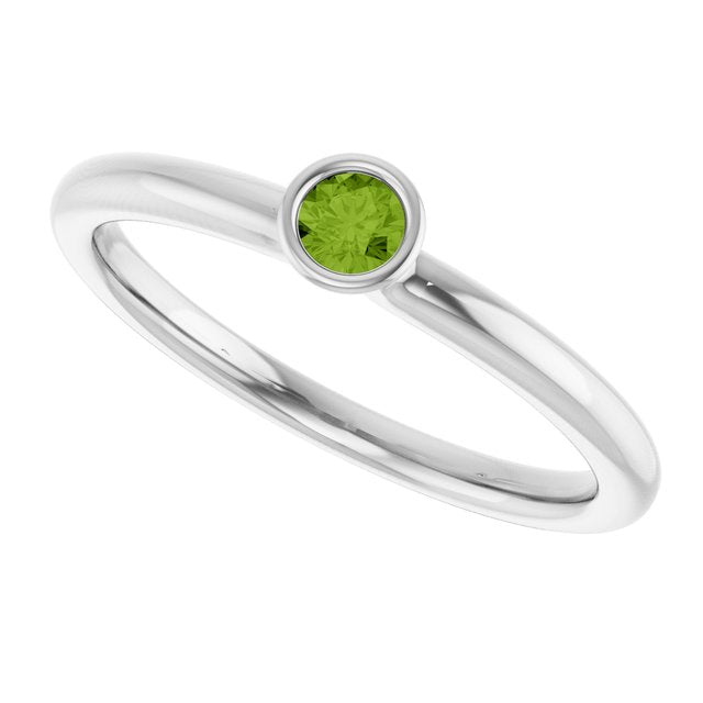 Natural Peridot | Round | 3mm