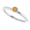 Natural Citrine | Round | 3mm