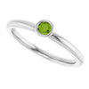 Natural Peridot | Round | 3mm
