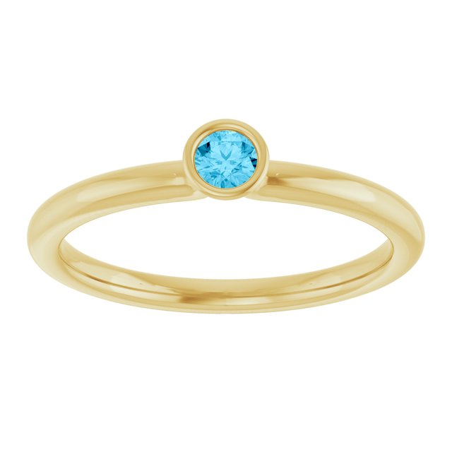 Natural Aquamarine | Round | 3mm