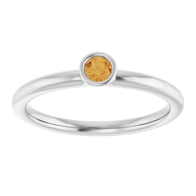Natural Citrine | Round | 3mm