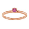 Natural Pink Tourmaline | Round | 3mm