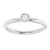 Natural White Sapphire | Round | 3mm